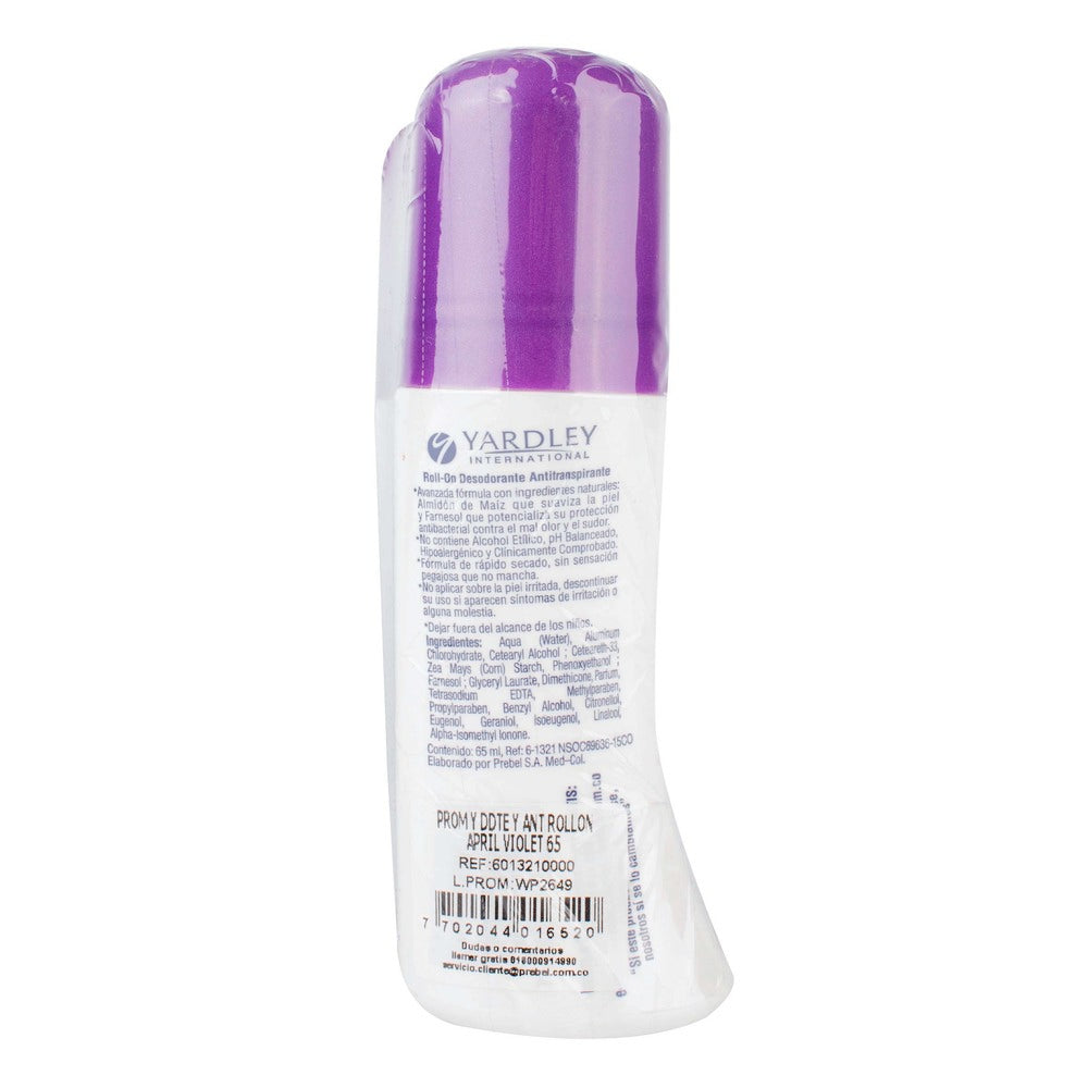 Desodorante April Violets Roll-On 65 ml 2x1