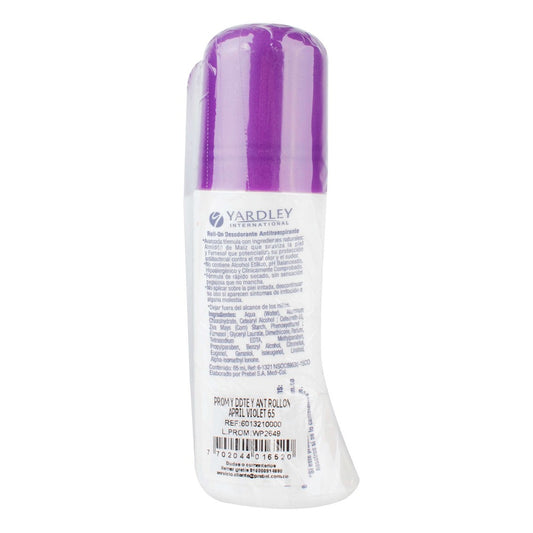 Desodorante April Violets Roll-On 65 ml 2x1