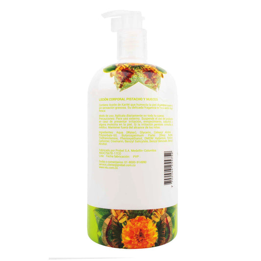 Crema Vitu Loción Corporal Pistacho y Nueces 1 Litro