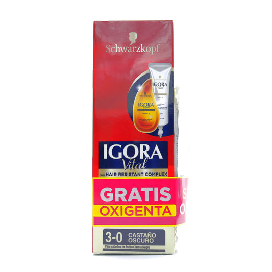 Igora Vital Tubo 3-0 Castaño Oscuro + 2 Oxidantes
