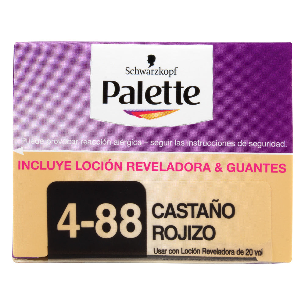 Palette Color Creme Tubo 4-88 Castaño Rojizo Gratis Oxidante