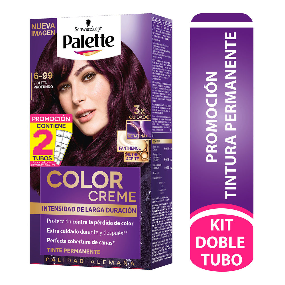 Palette Color Creme Kit 6-99 Violeta Profundo + D.T