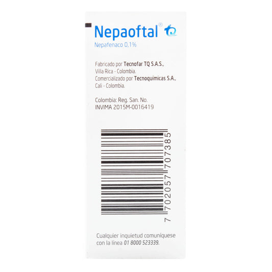 Nepaoftal 0.1% 5 ml