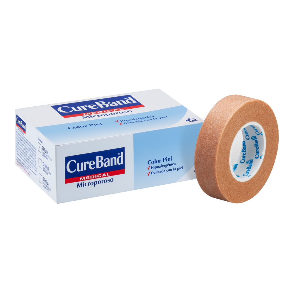 Esparadrapo Cure Band Microporoso Piel Bolsa 1/2X10 24 Unidades