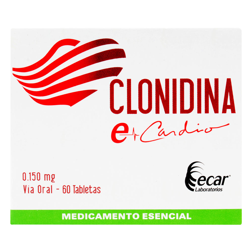Clonidina 150 Miligramos 60 Tabletas EC
