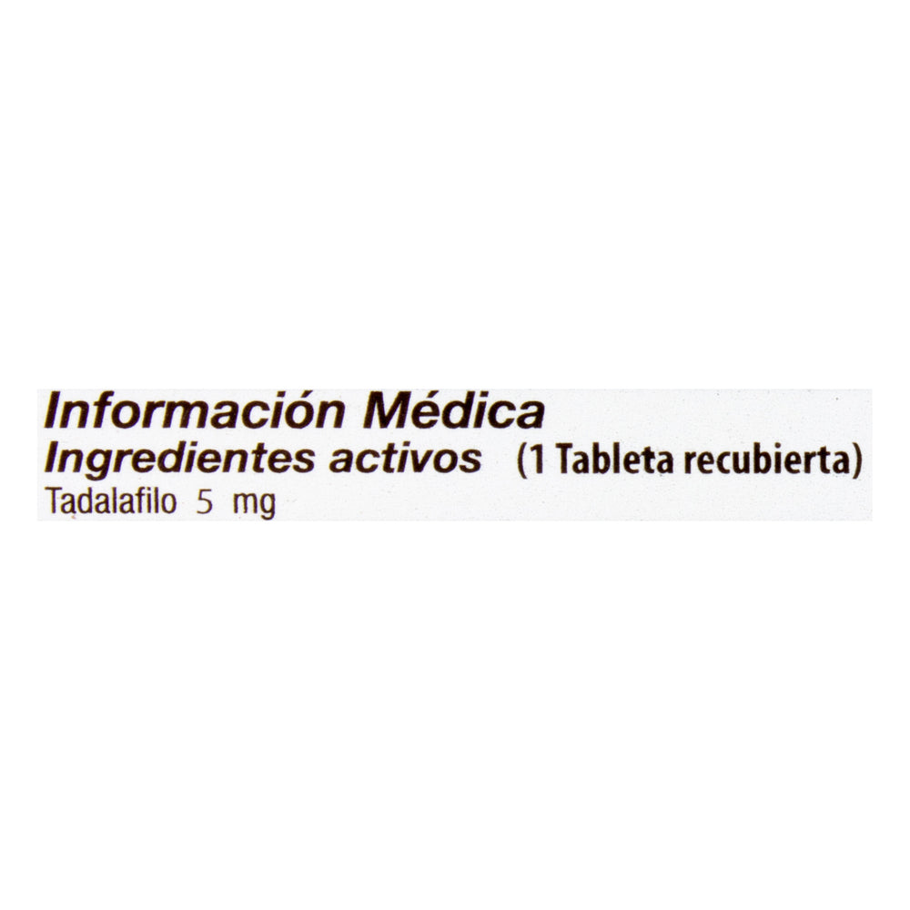 LUDIKA TADALAFILO 5 MG 30 TBS ECAR(PAE)