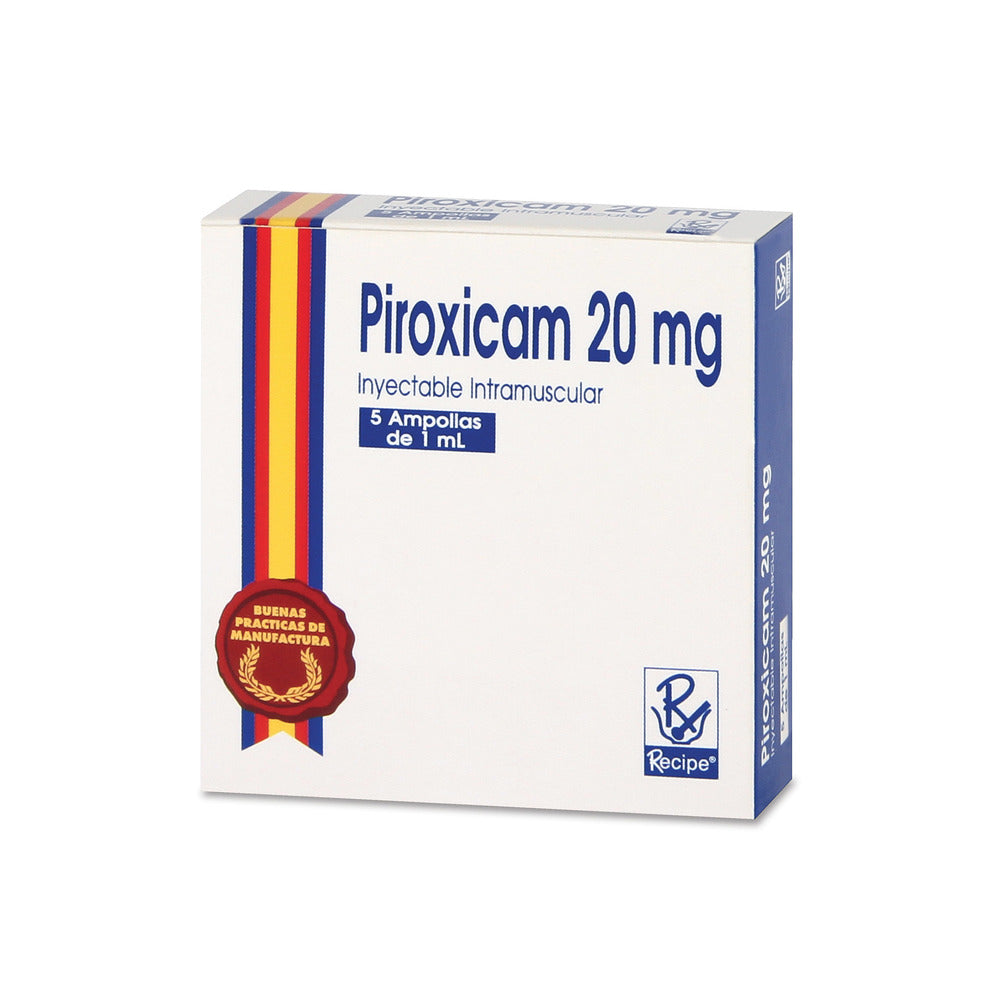 Piroxicam 20 mg 5 Ampollas
