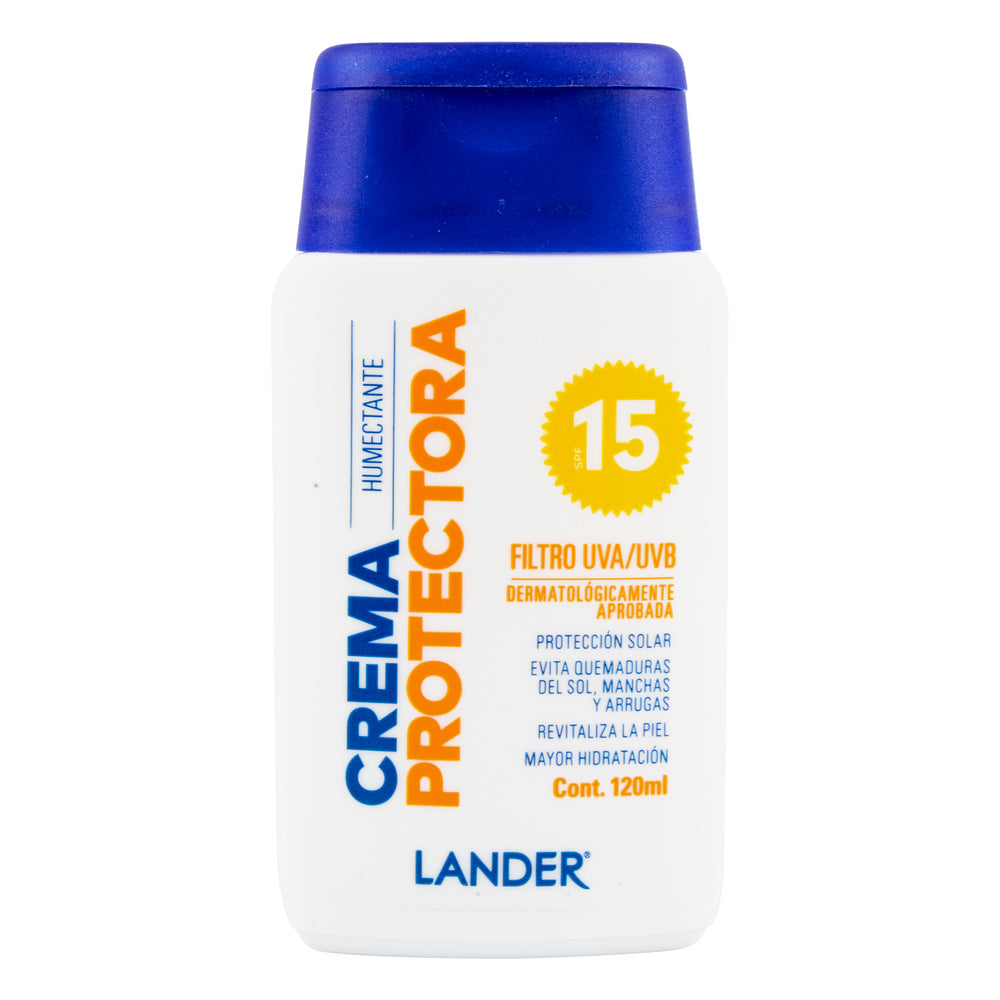 Crema Protectora Lander SPF15 120 Mililitros