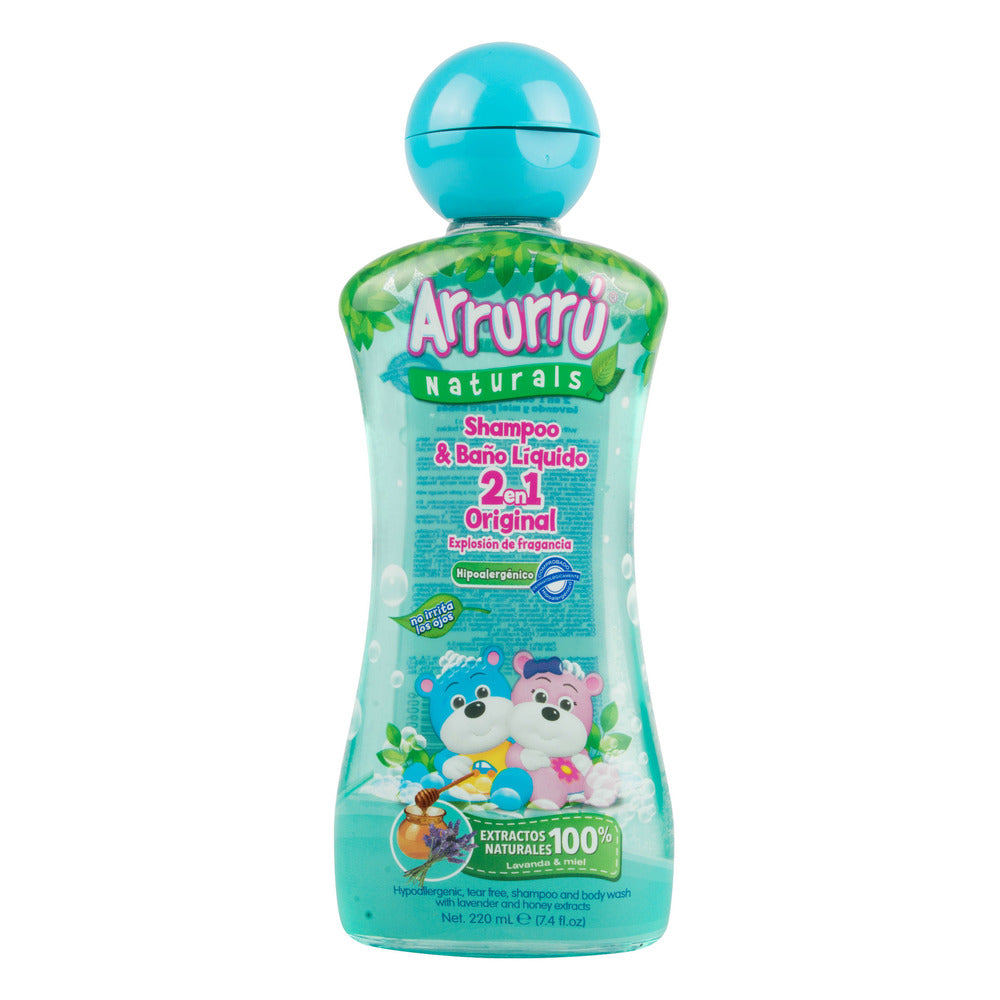 Champú Arrurrú y Baño 2 en 1 220 Mililitros