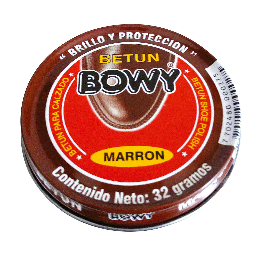 Betún en Pasta Bowy No.2 Marrón 32 gramos