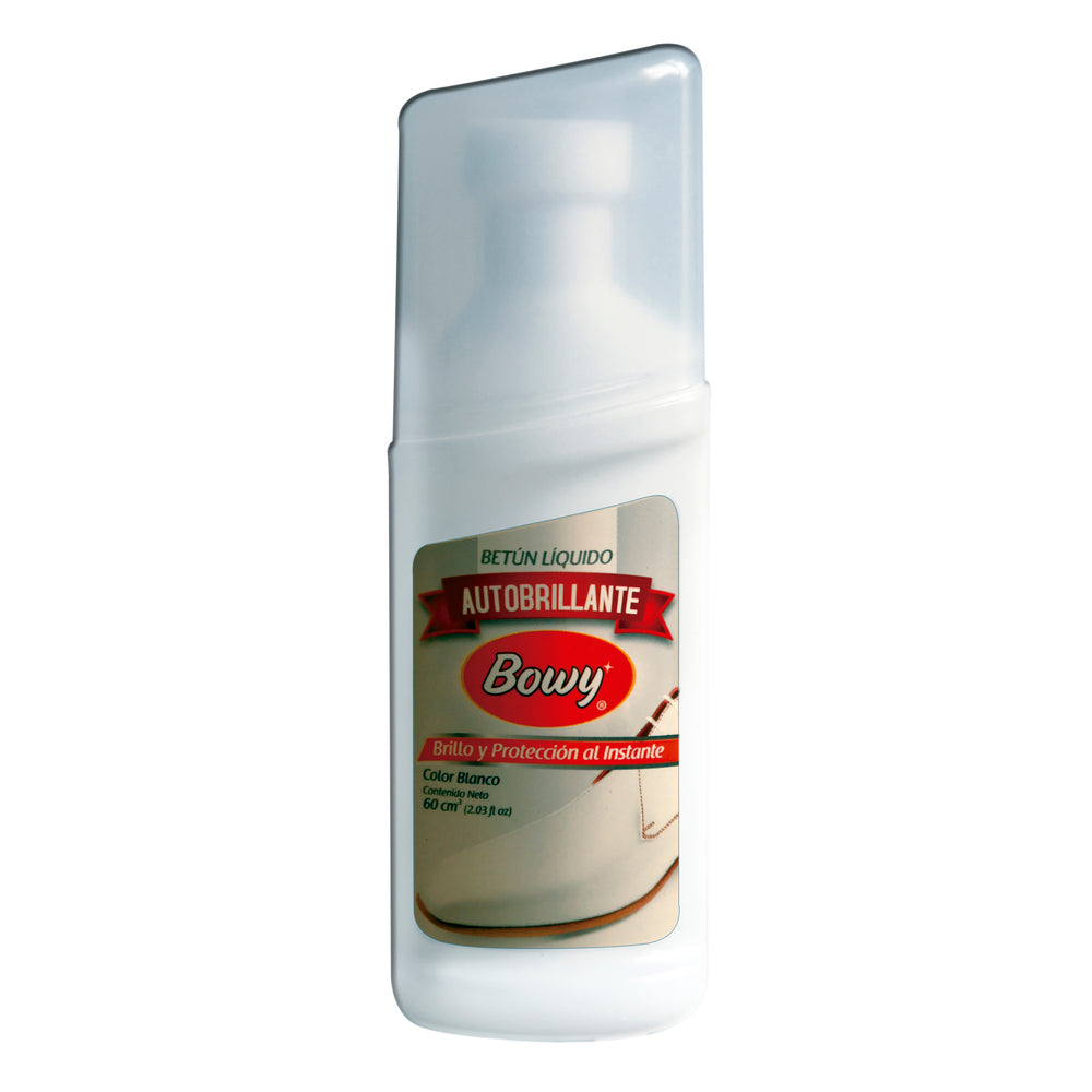 Betún Líquido Autobrillante Bowy Blanco 60 cm3