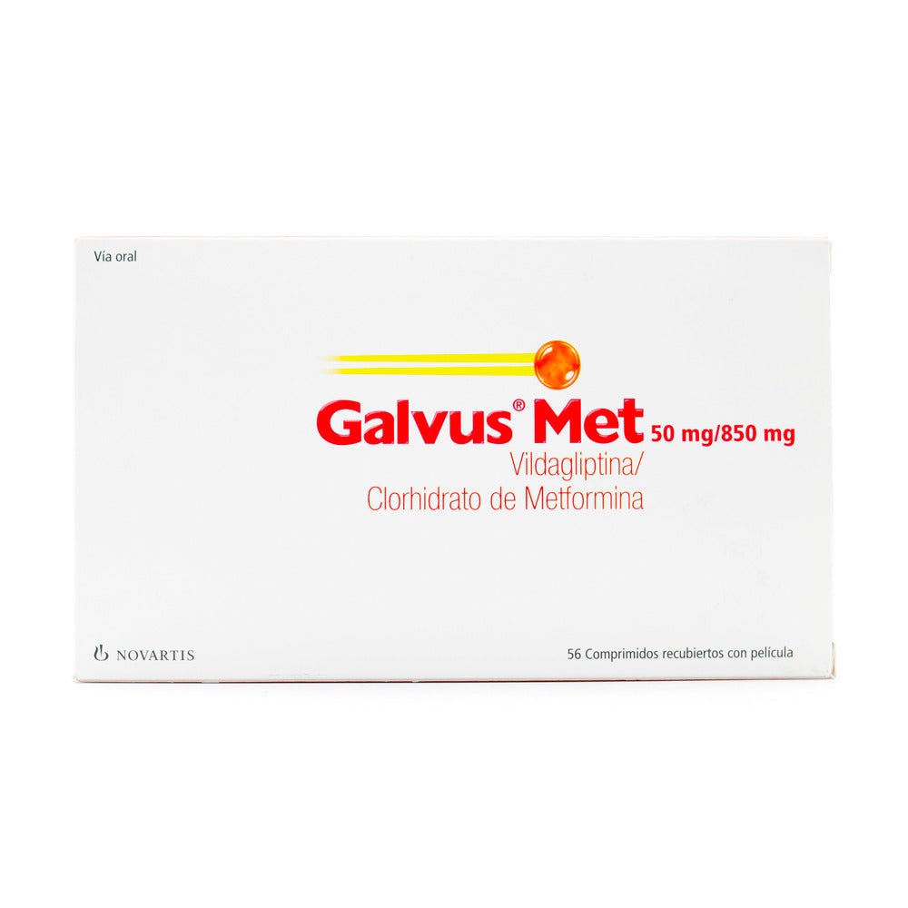 Galvus Met 50/850 Miligramos 56 Comprimidos