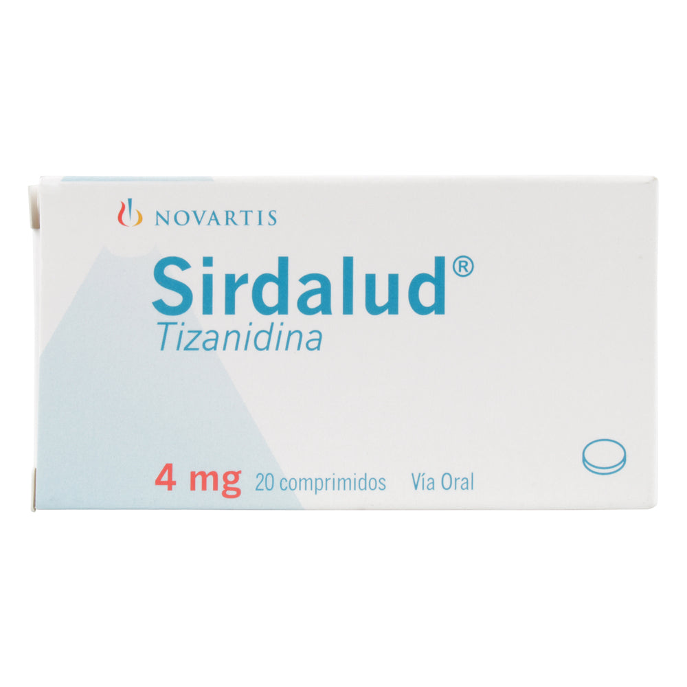 Sirdalud 4 mg 20 Comprimidos