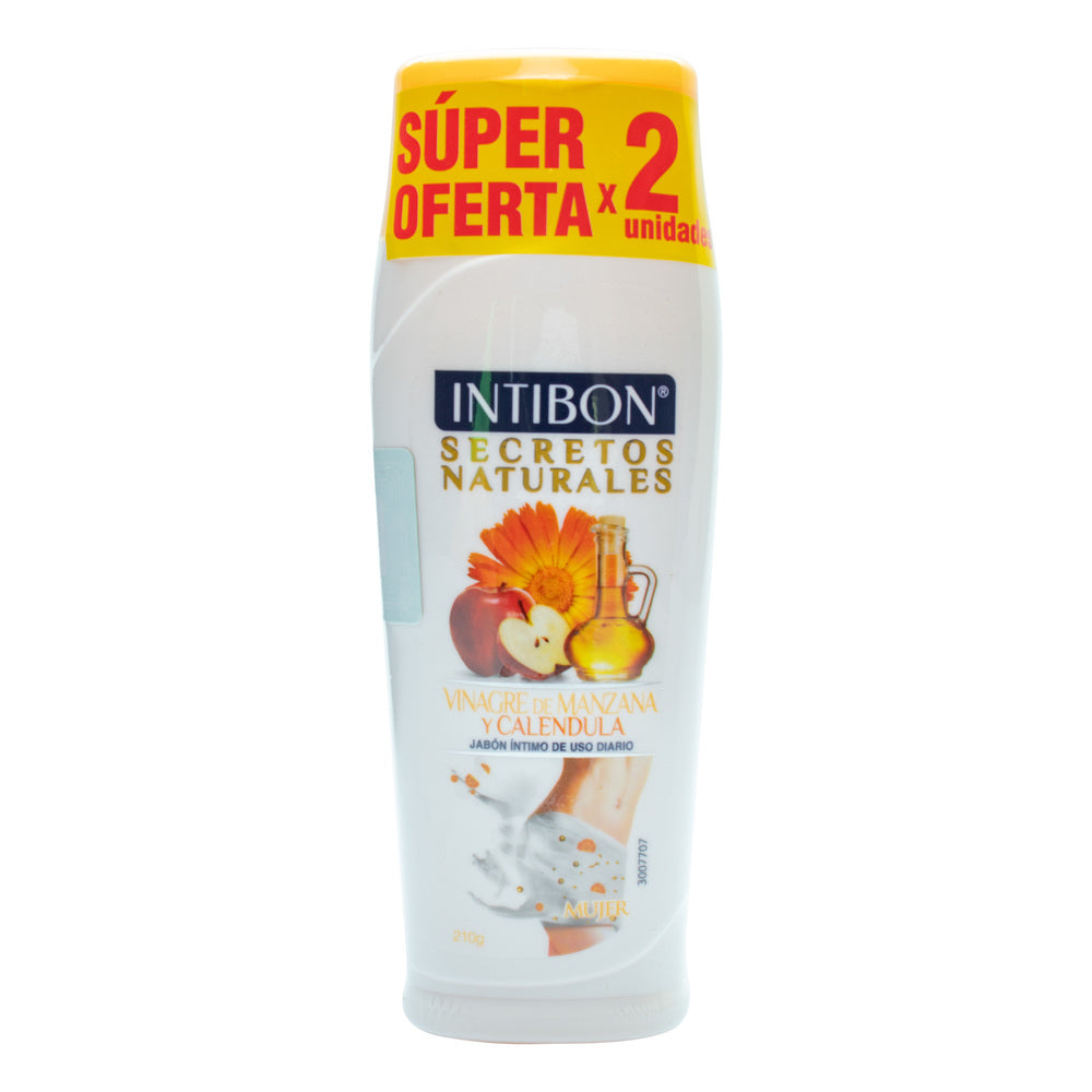 2 Jabones Intibon Vinagre Manzana Caléndula 210
