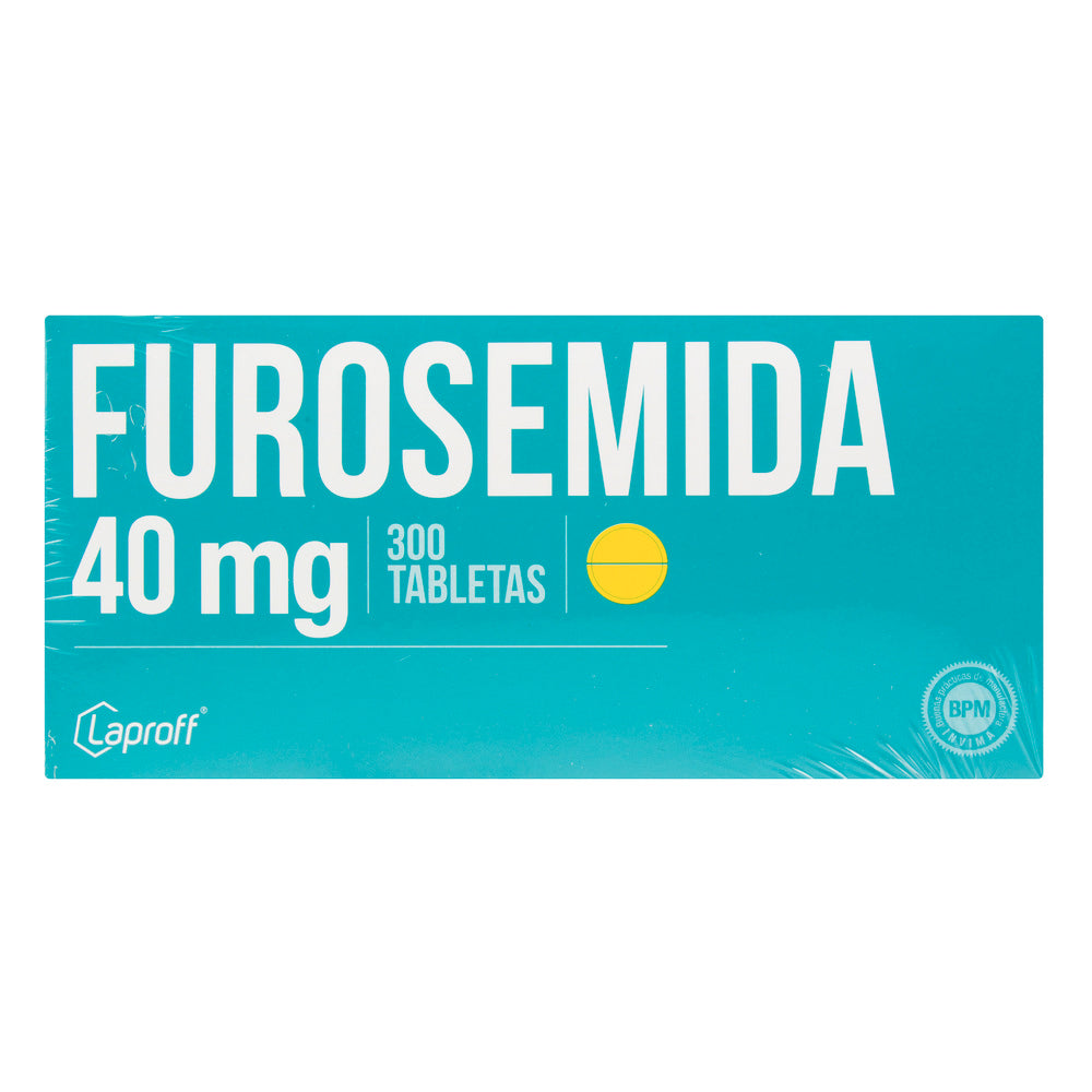 Furosemida 40 mg 300 Tabletas
