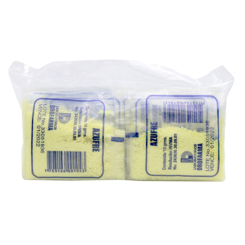 Azufre 25 Sobres 15 gramos Drofarma
