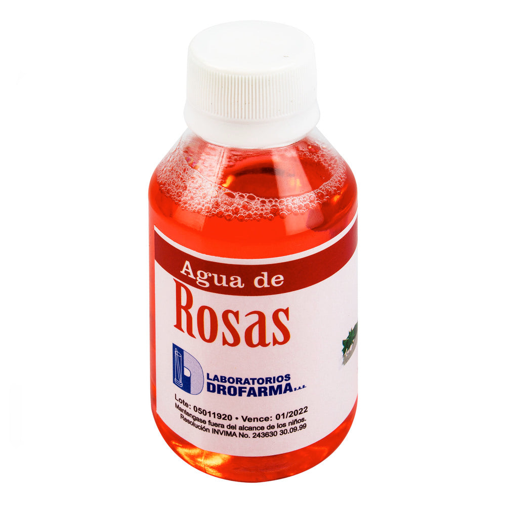 Agua de Rosas 120 Mililitros Drofarma