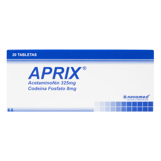 Aprix 325 Miligramos 20 Tabletas
