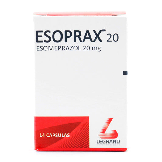 Esoprax 20 Miligramos 14 Cápsulas