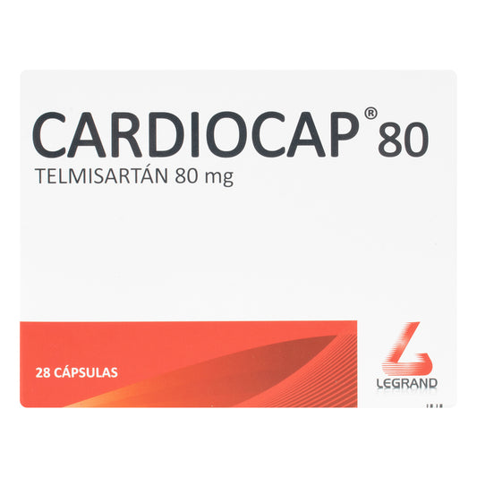 Cardiocap 80 Miligramos 28 Tabletas