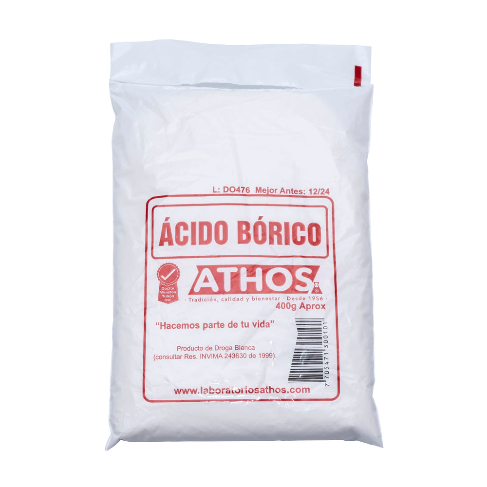 Ácido Bórico 400 Gramos Athos