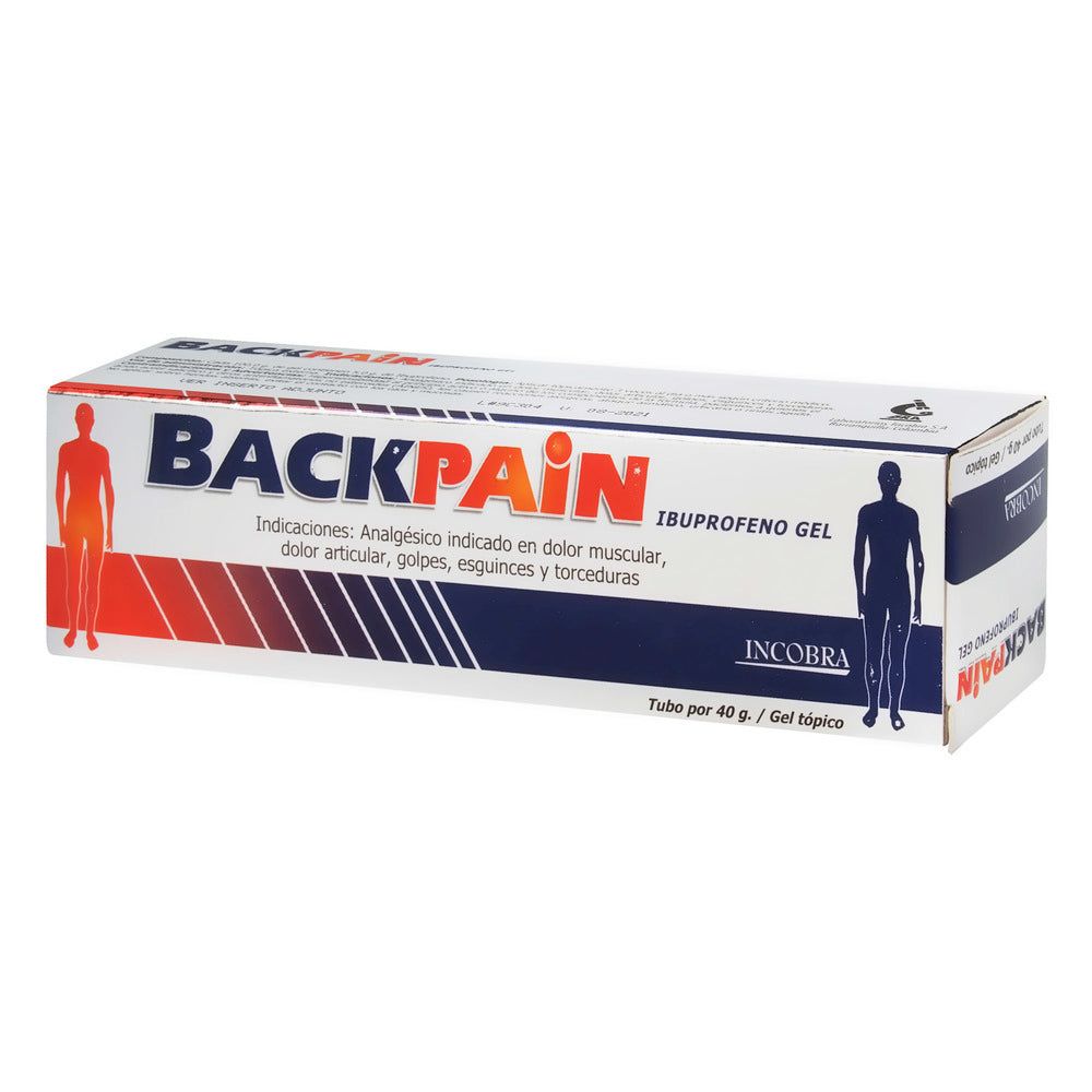 Backpain Ibuprofeno Gel 40 Gramos