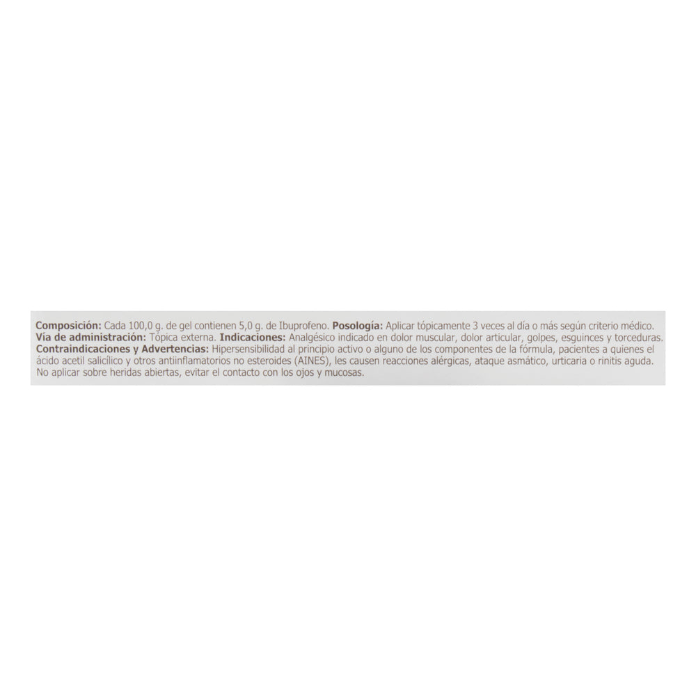 Backpain Ibuprofeno Gel 40 Gramos