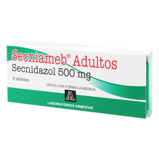 SECNIAMEB SECNIDAZOL 500 MG X 4 TAB