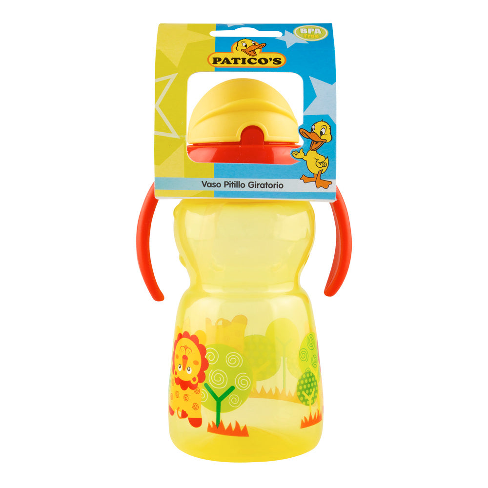 Vaso Pitillo Giratorio Suave Paticos