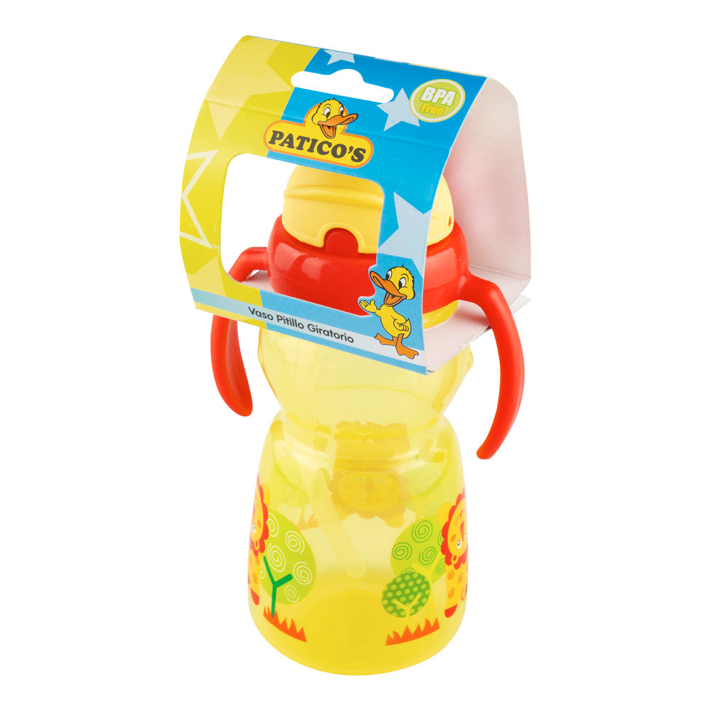 Vaso Pitillo Giratorio Suave Paticos