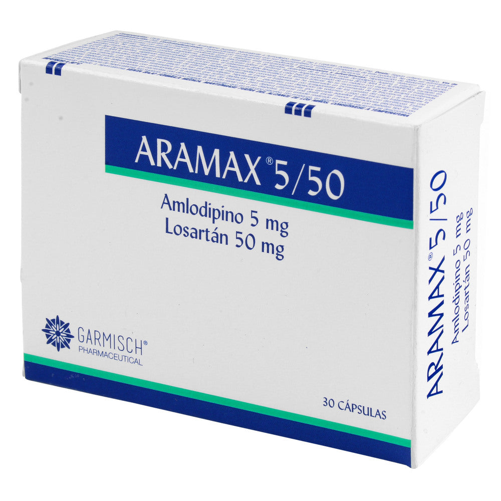 Aramax 5/50 Miligramos 30 Tabletas