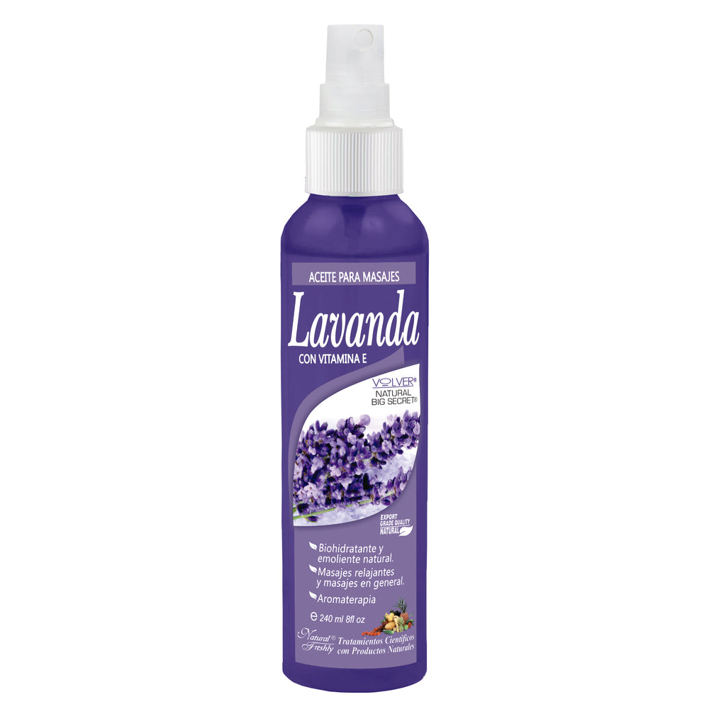 Aceite Masajes Lavanda Vitamina E 240 ml