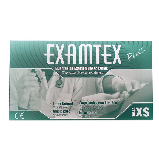 GUANTES EXAMTEX PROTEX 100 UN T.XS