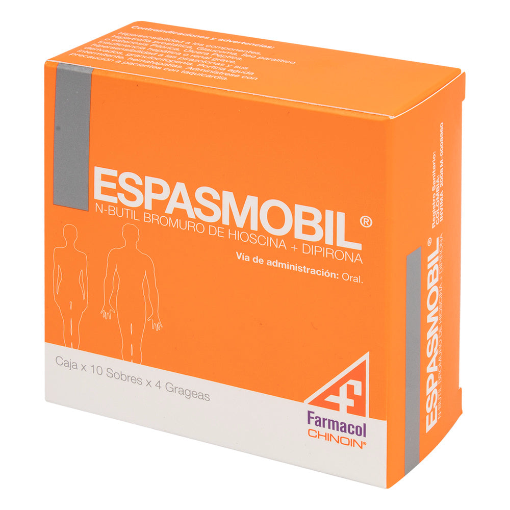 Espasmobil 10 Sobres 4 Tabletas
