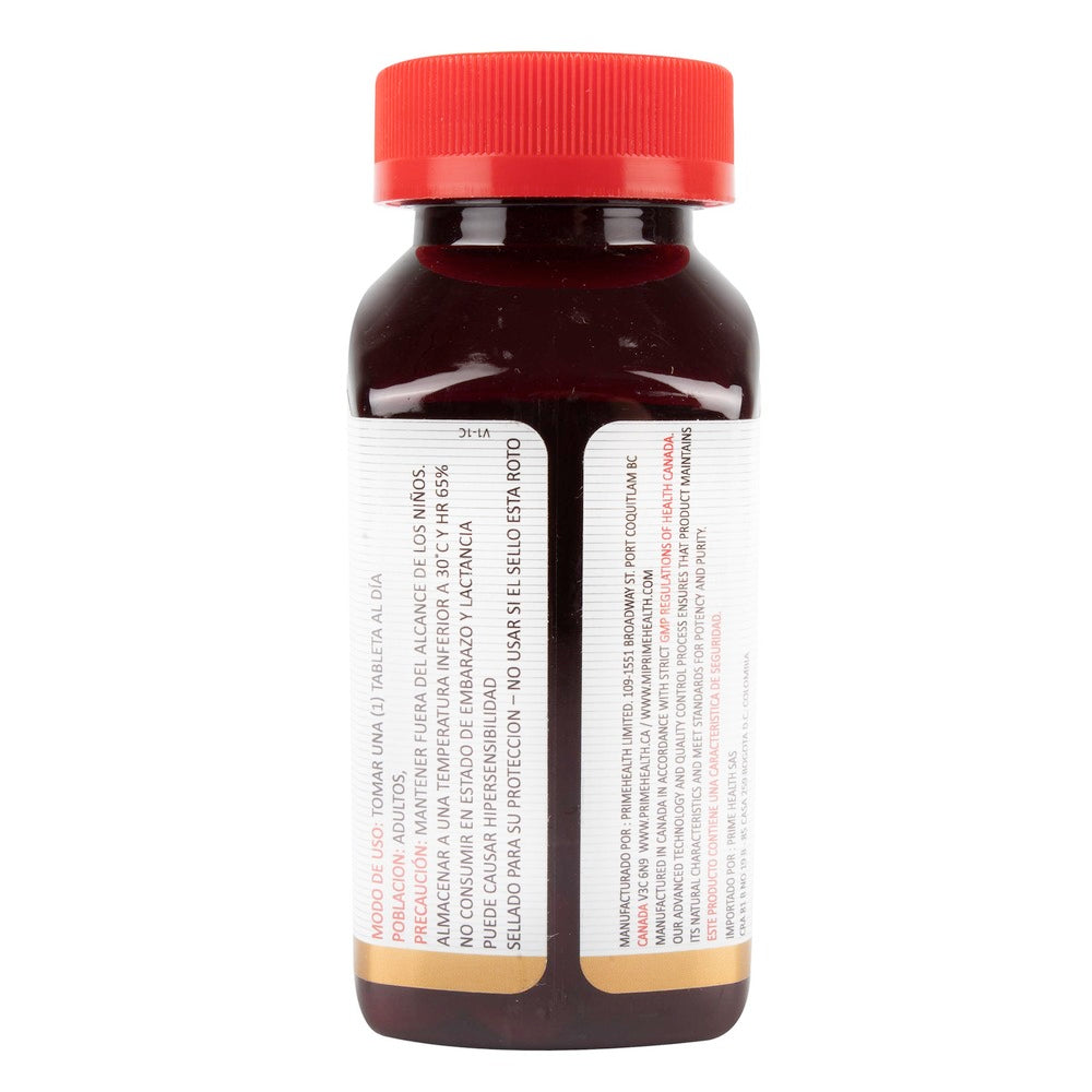 Vitamina B12 + Biotina Masticable 60 Tabletas Prime Health NTI