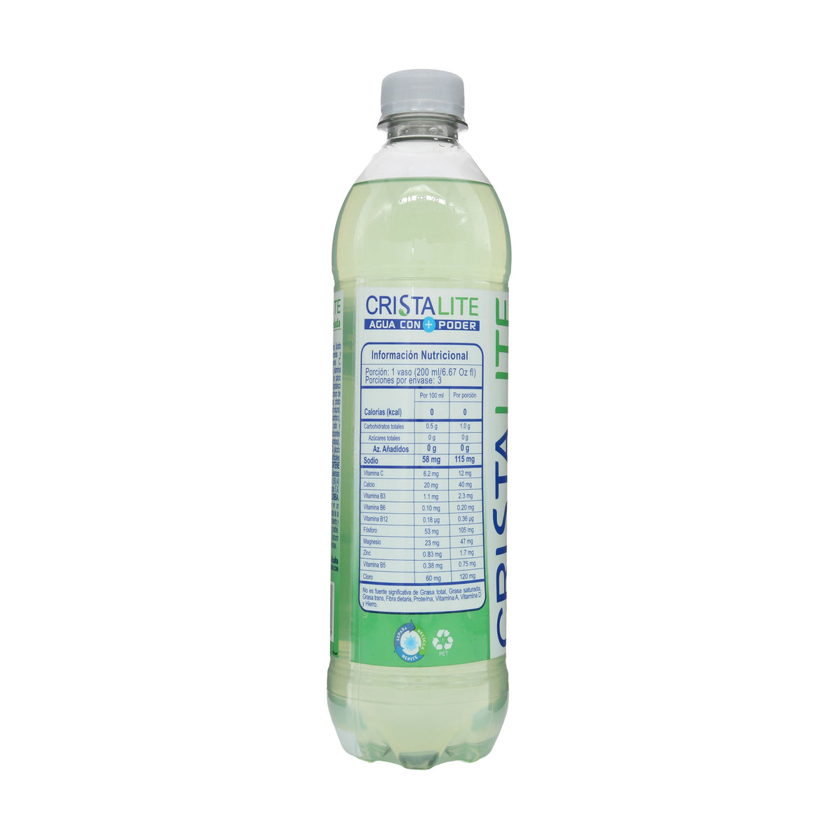 Agua Cristal Lite Limonada 600 ml