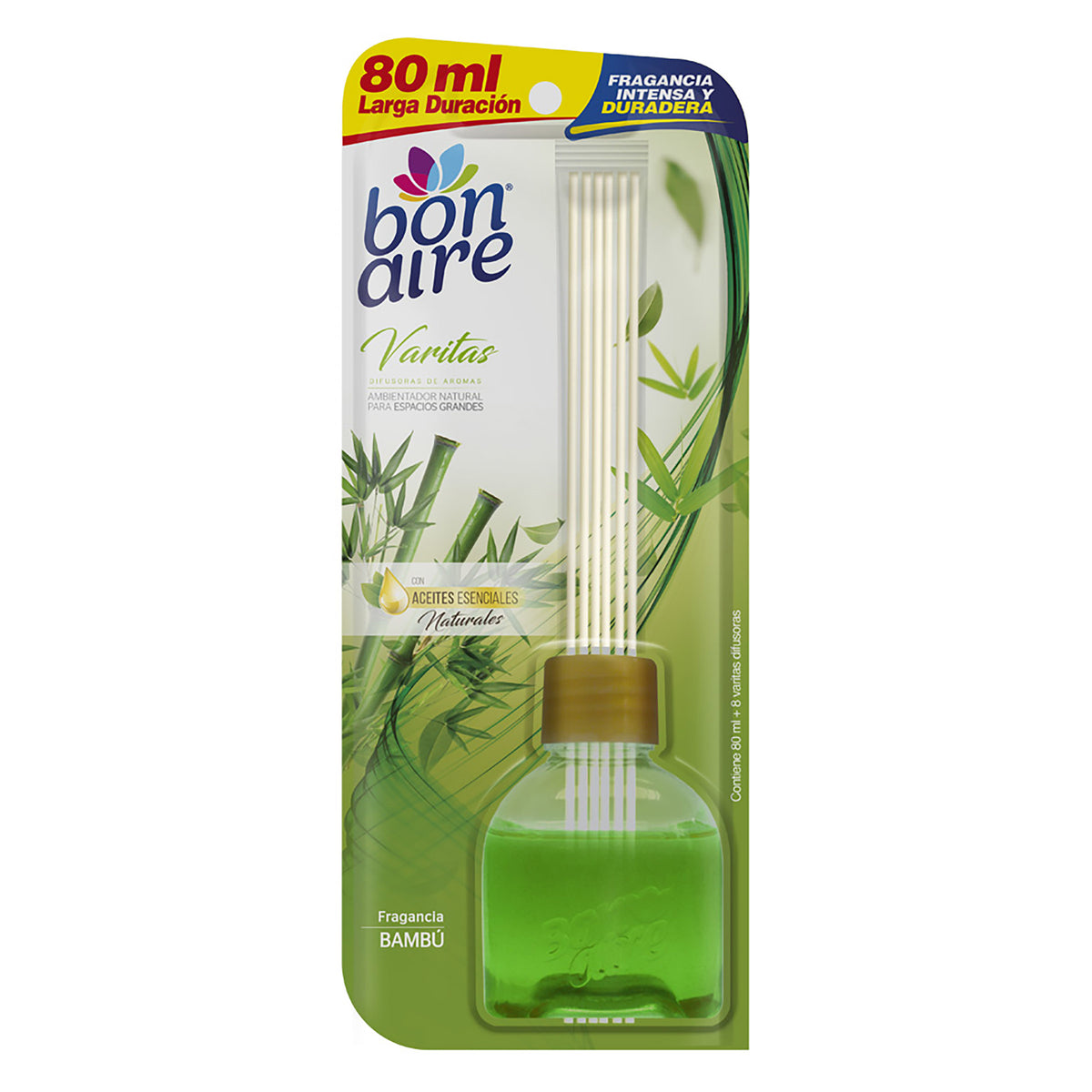 Ambientador Bonaire Varitas Bambú 80 ml