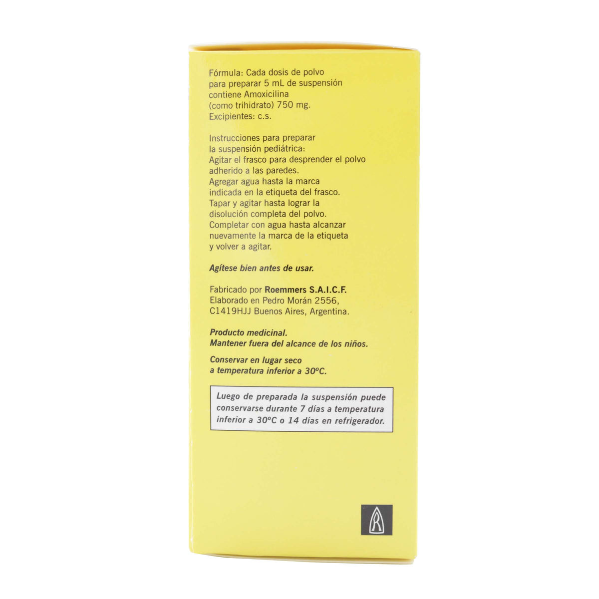 AMOXIDAL DUO 750 MG SUSPENSION 120 ML