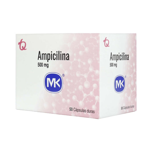 AMPICILINA 500 MG 50 CAP MK