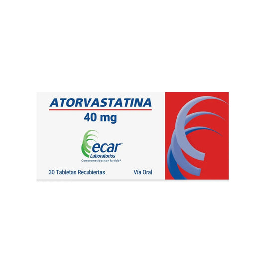 ATORVASTATINA 40 MG 30 TAB EC