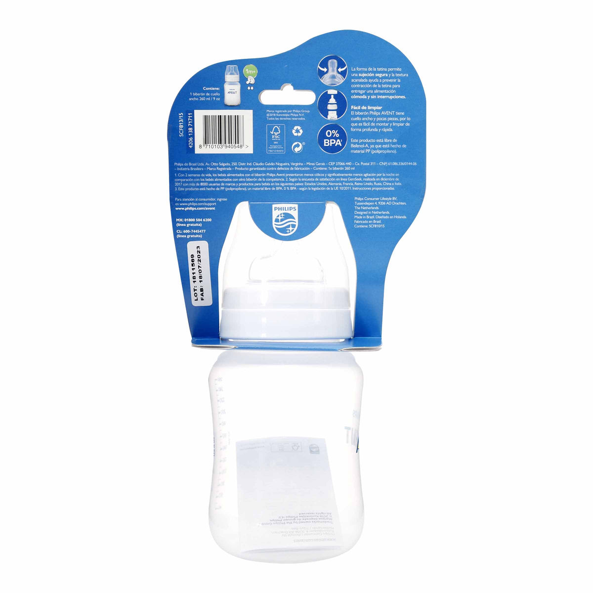 Tetero Avent Anticólico Collarín 9 Oz