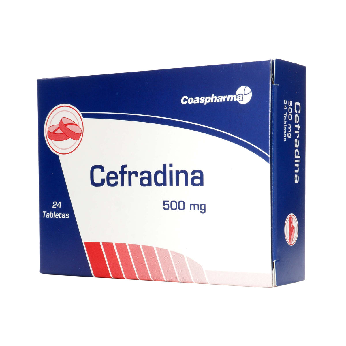 Cefradina 500 mg 24 Tabletas