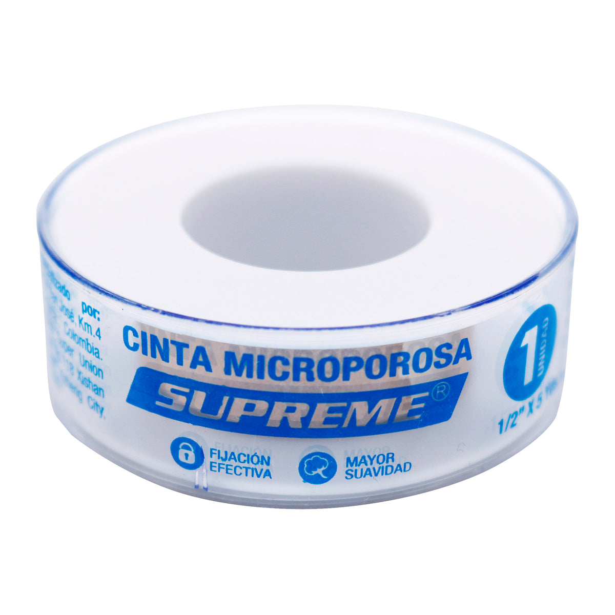 CINTA MICROPORE 1/2X5 YAR SUPREME