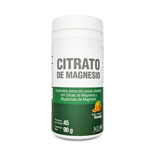 CITRATO MAGNESIO CARAMELO DURO 90G ICOM