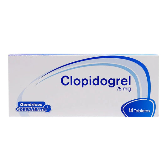 Clopidogrel 75 mg 14 Tabletas