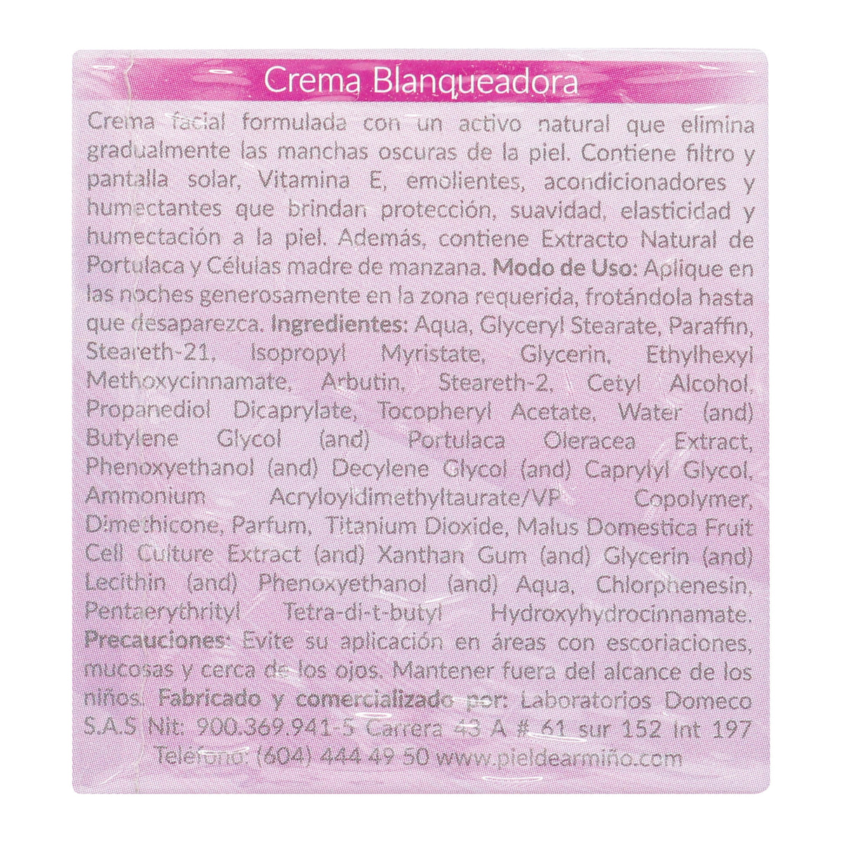 Crema Blanqueadora Piel de Armiño 30 gramos
