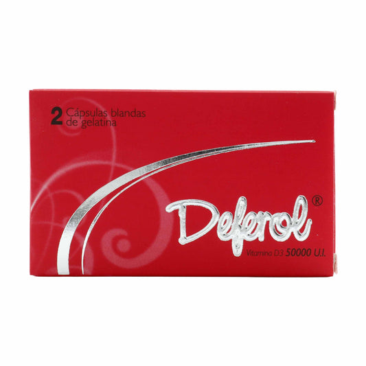DEFEROL 50000 UI 2 CAP