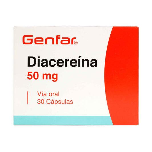 DIACEREINA 50 MG 30 CAPSULAS GF