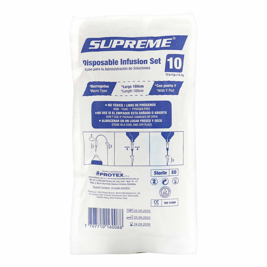 Equipo Venoclisis Supreme Macrogoteo 10G
