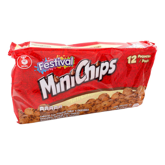 GALLE FESTIVAL MINICHIPS CHOC.12PACK 35G